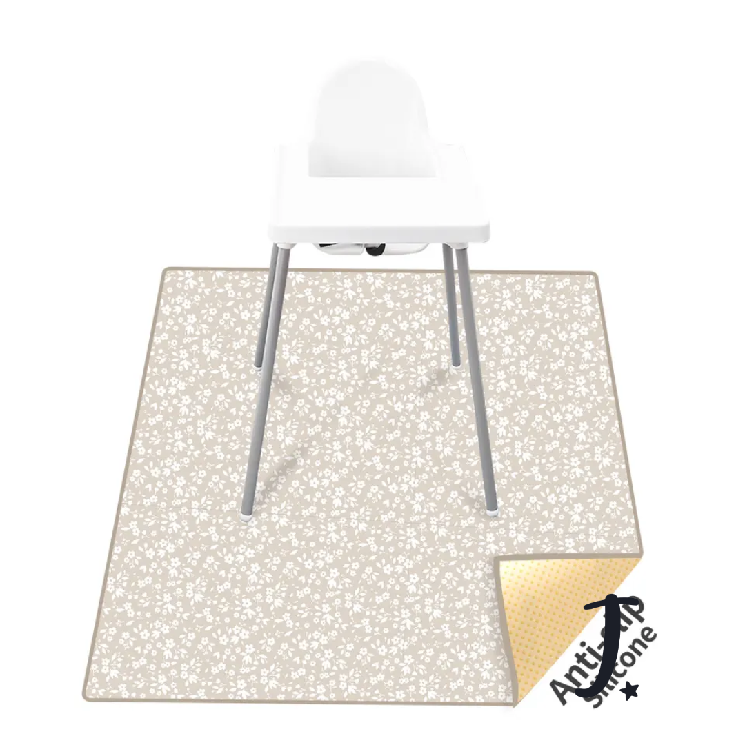 Non slip spill and play mat - Nude