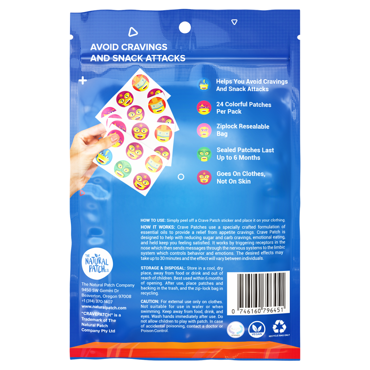 CravePatch Sugar Craving Relief - 2 pack