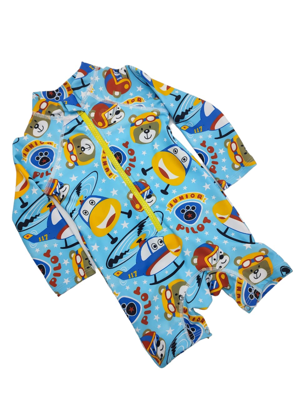 Blue Helicopter boy swimsuit