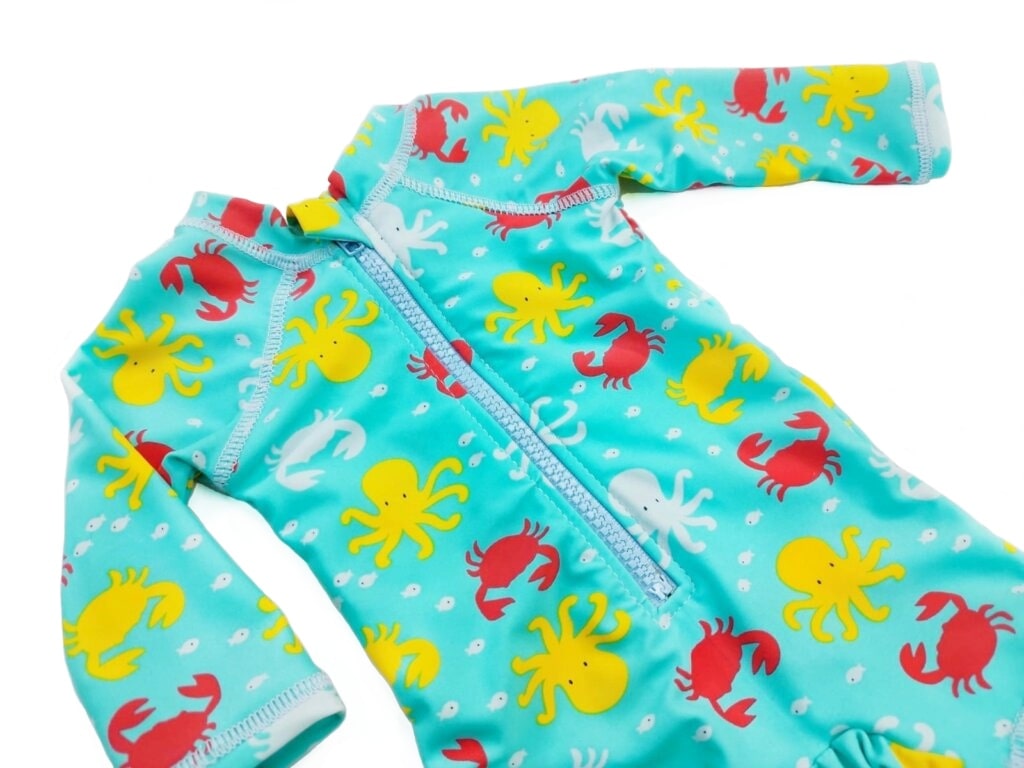 Turquoise sea creature boy swimsuit