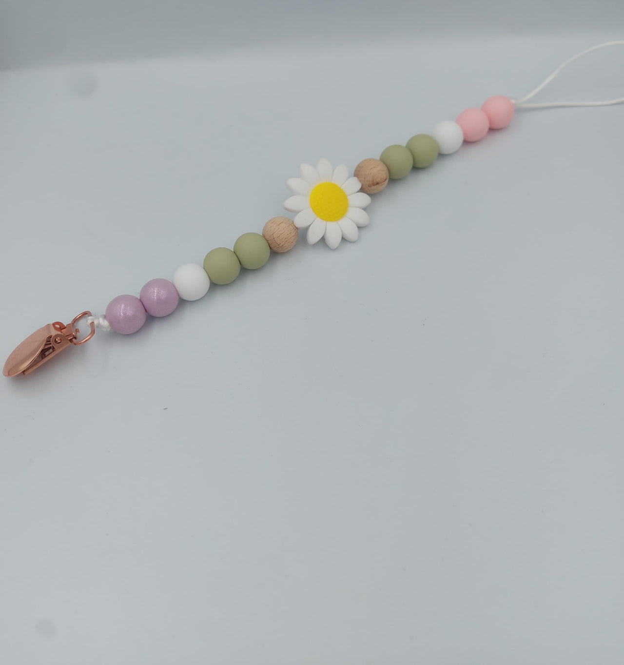 Daisy Silicone Dummy Clip