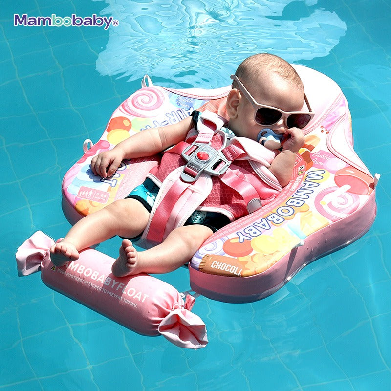 Mambobaby chest and back float - Air free - With canopy - Candies