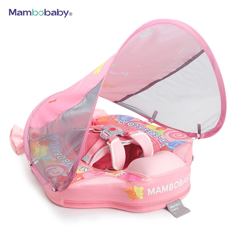 Mambobaby chest and back float - Air free - With canopy - Candies