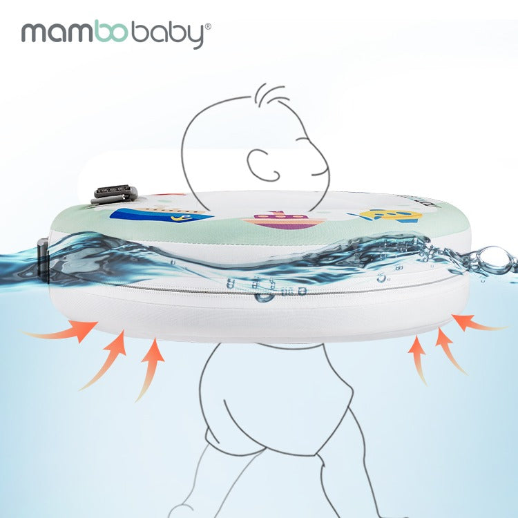 Mambobaby Neck Ring Float - Air free - flowers