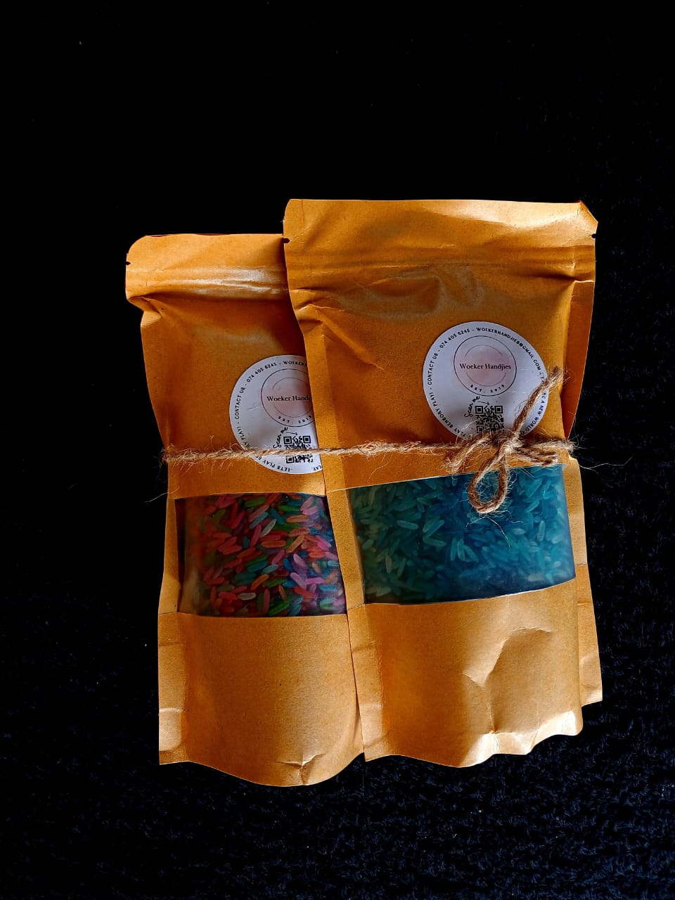 Woeker handjies - Sensory Rice (2 Bags)