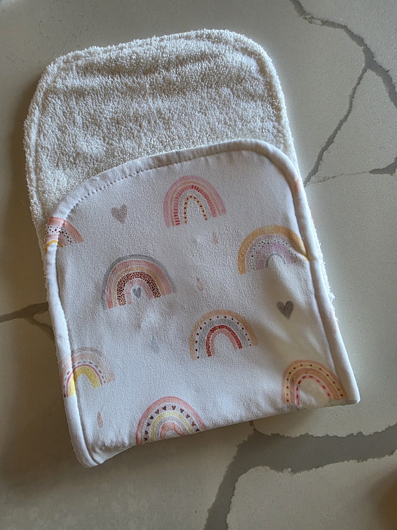 Burp Cloth Rainbows