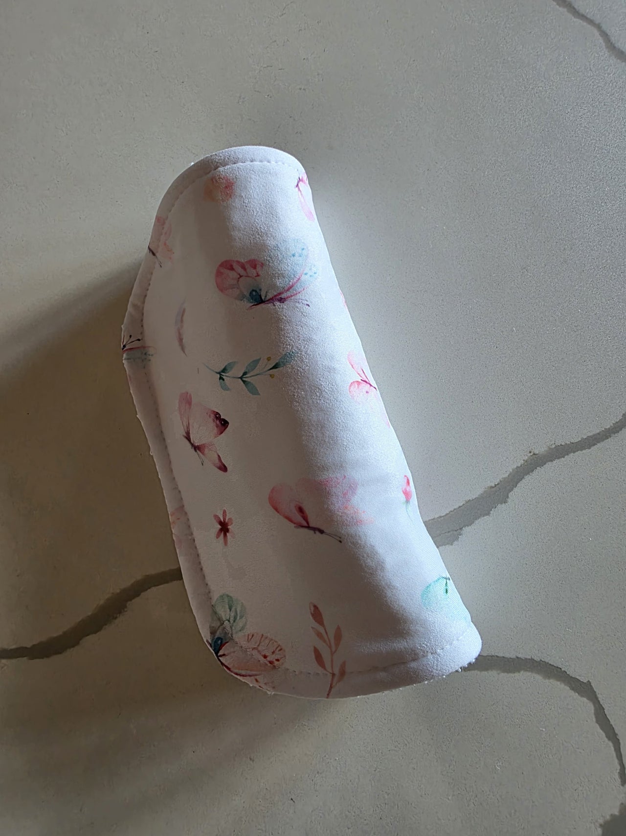 Burp Cloth Flowers & Butterflies