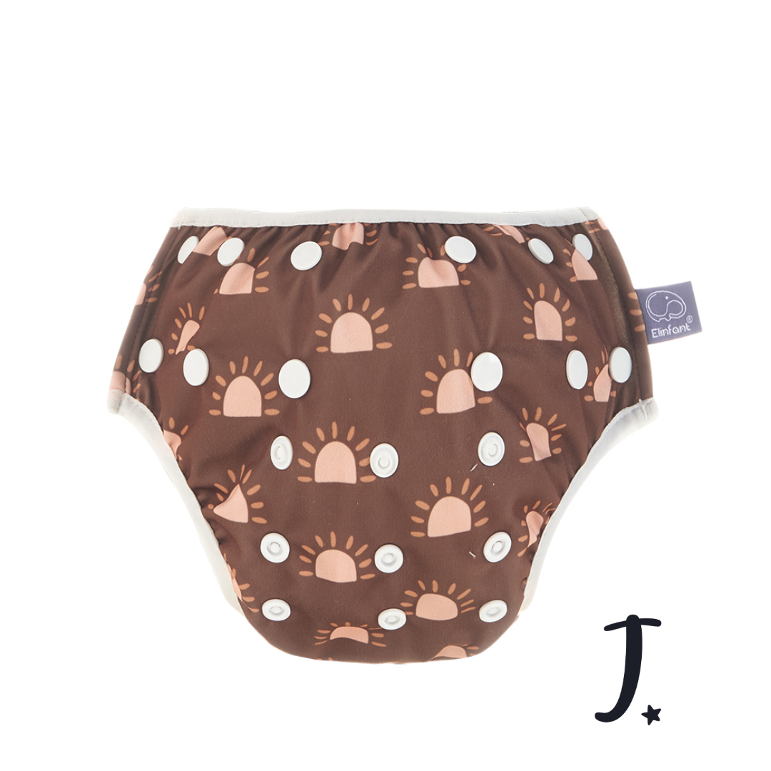 Sun set swim diaper - Grey inner