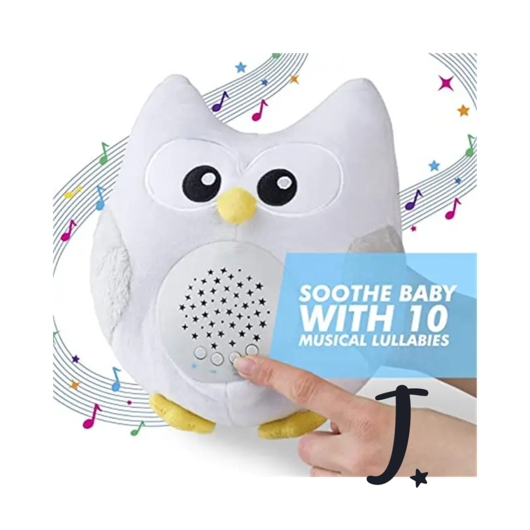 Sleepy owl projector and white noise machine