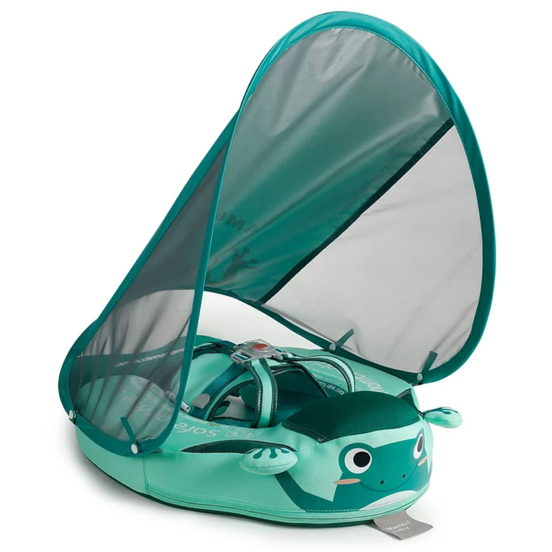 Mambobaby chest and back float - Air free - With canopy - Frog