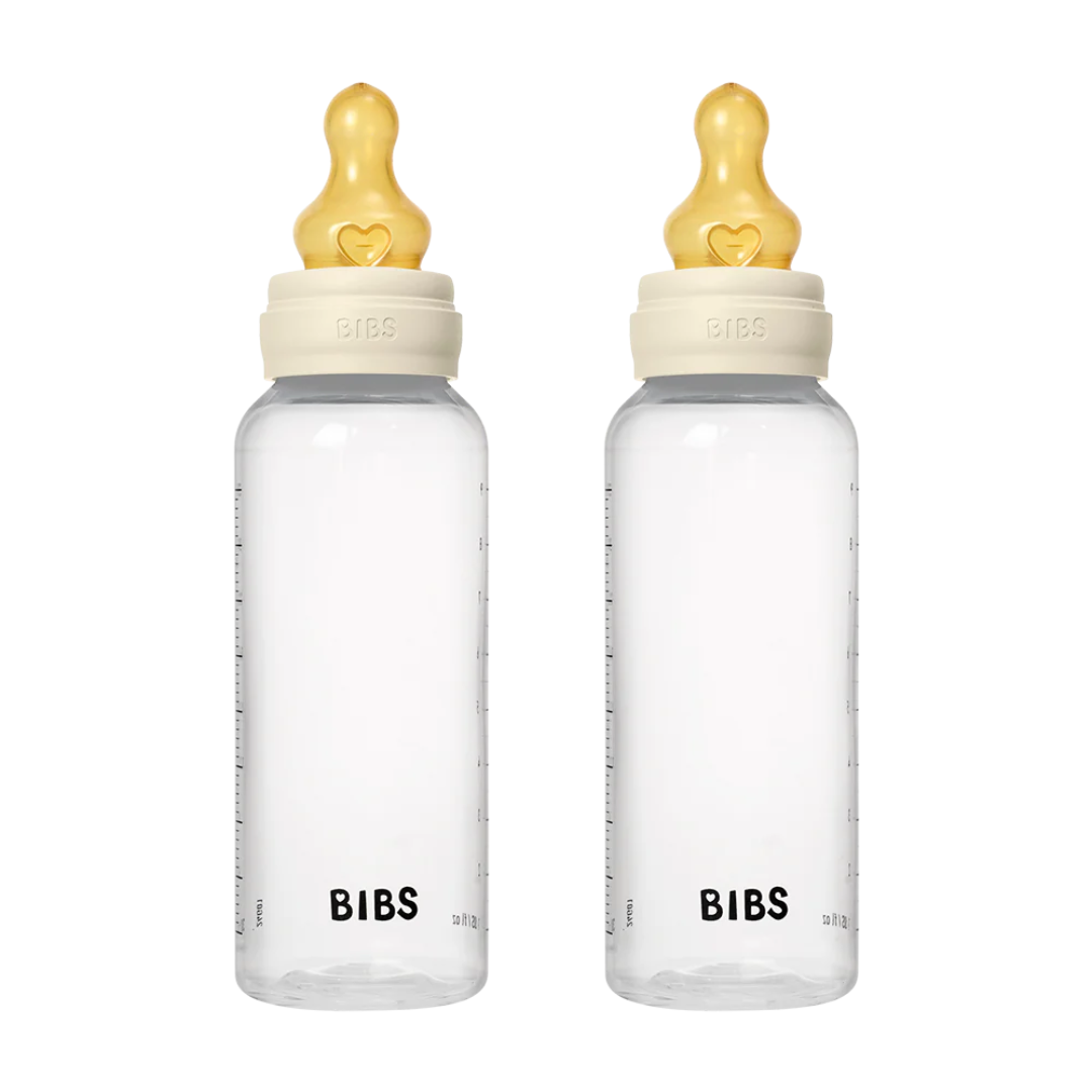 Baby Bottle Complete Set 2 Pack 270ml Latex - Ivory