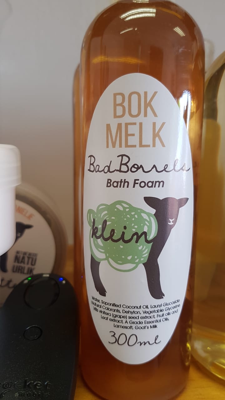 Klein bederf badskuim Bokmelk 300ml