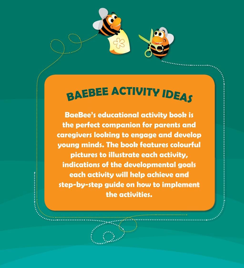 BaeBee activity ideas - 6 months - 6 years