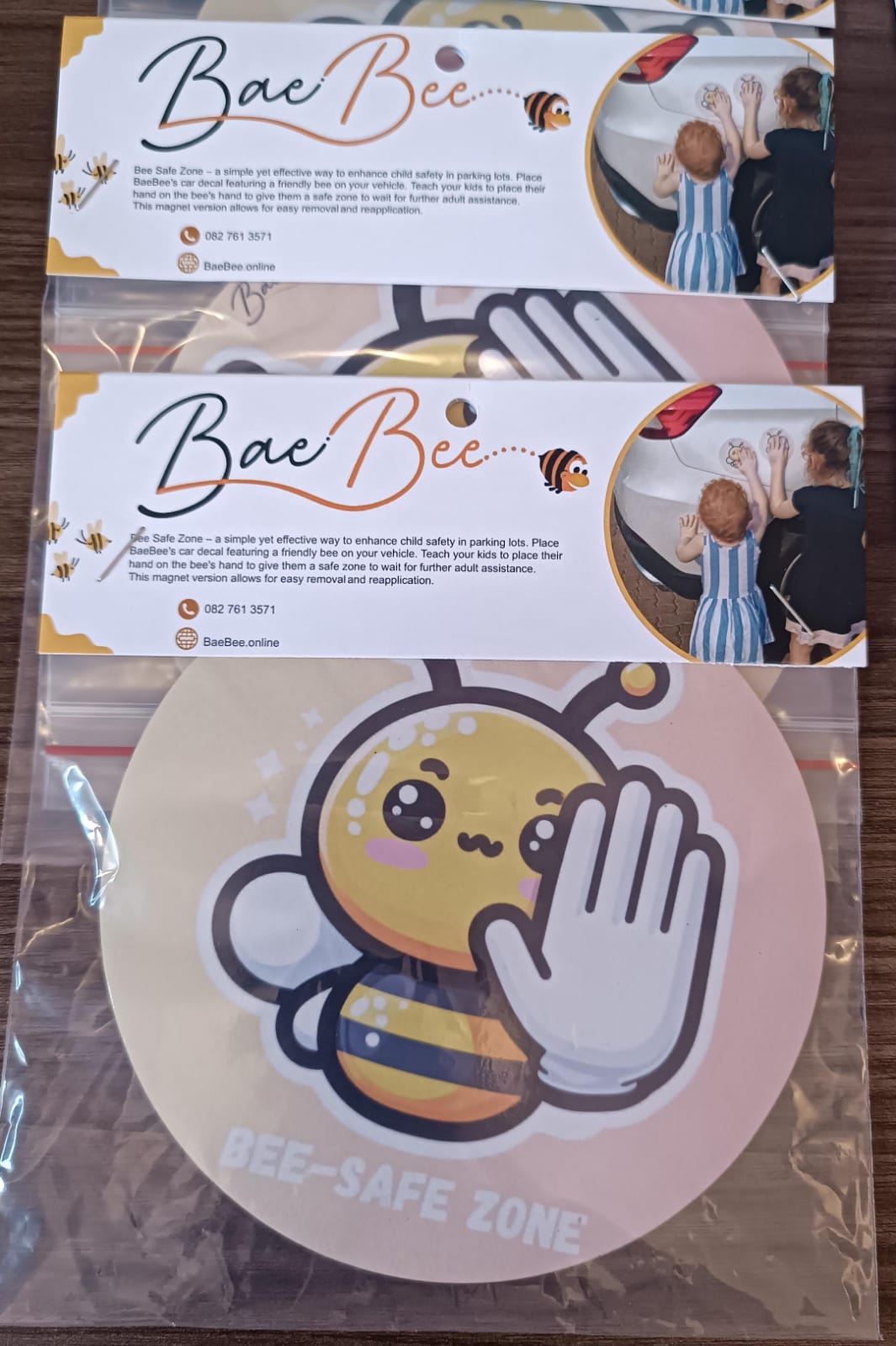 Bee Safe Zone magnet