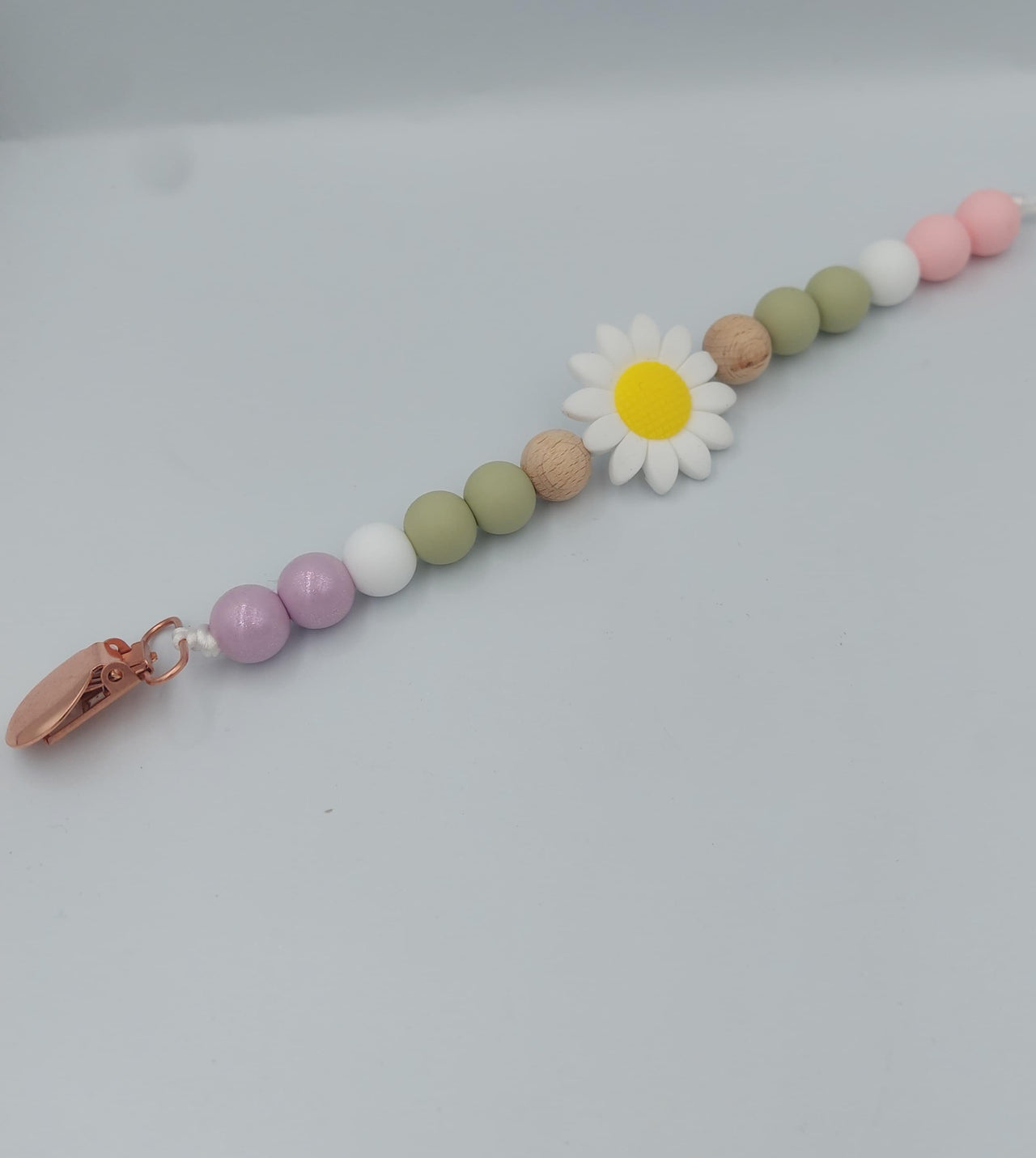 Daisy Silicone Dummy Clip