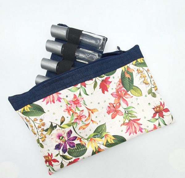 Floral tropical roller organizer