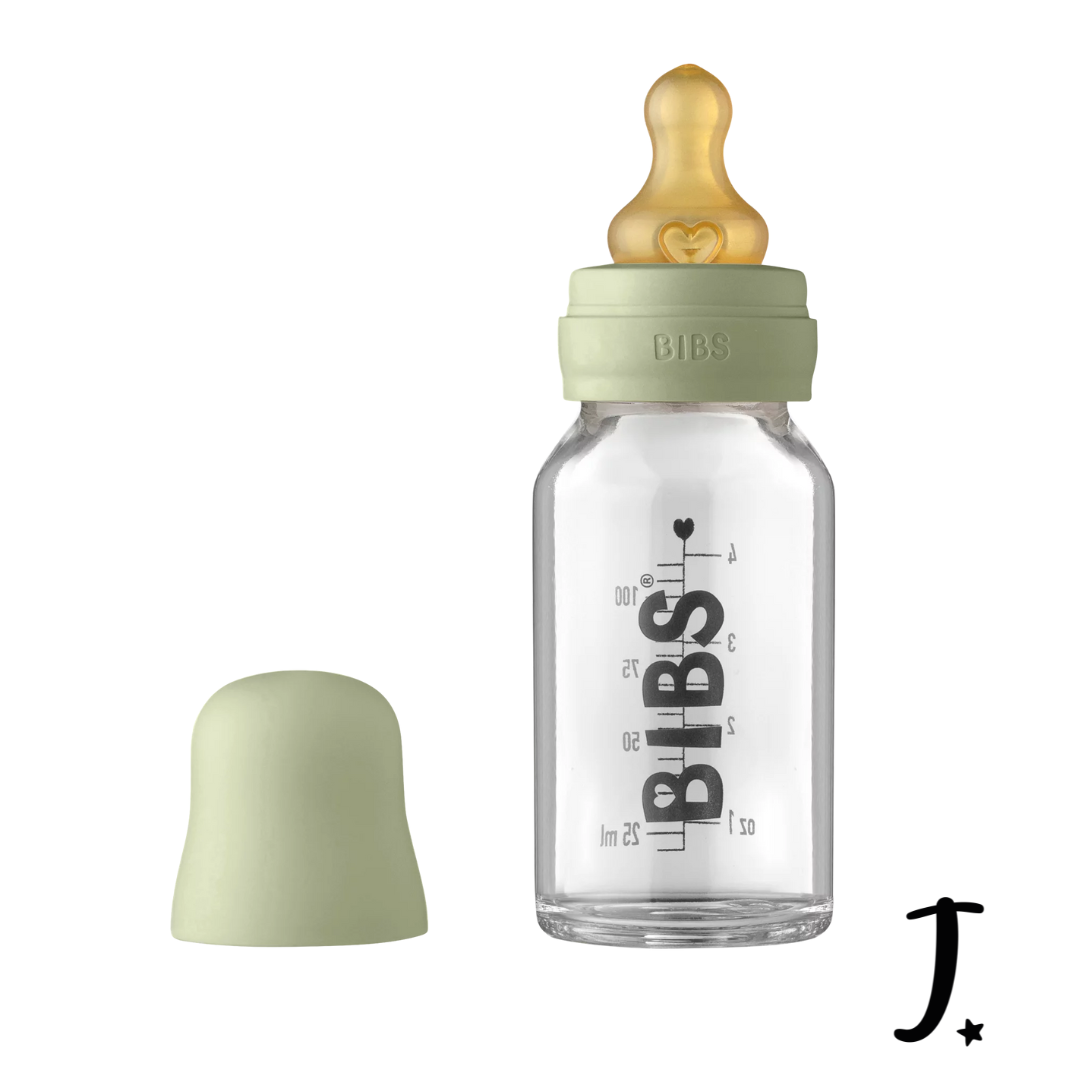 BIBS Glass Bottle Sage