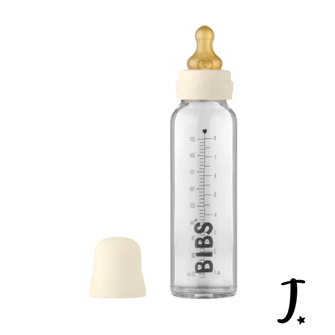 BIBS Glass Bottle Ivory