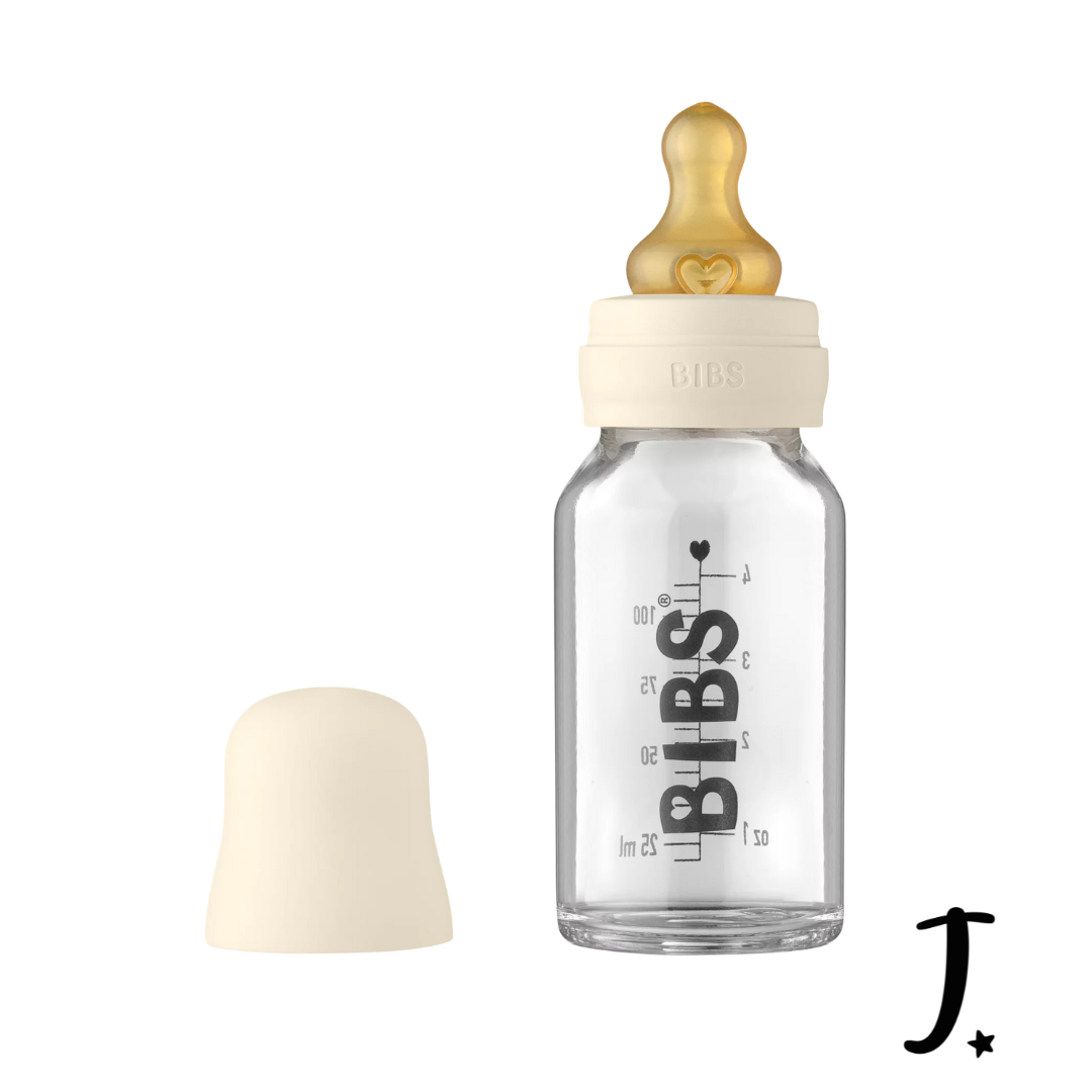 BIBS Glass Bottle Ivory