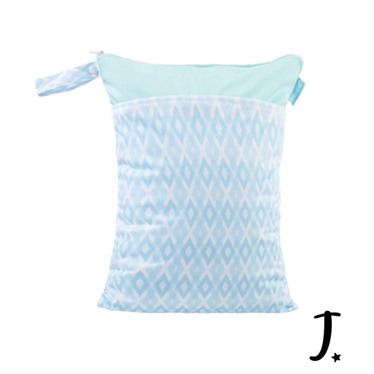 Ice blue diamonds wet bag