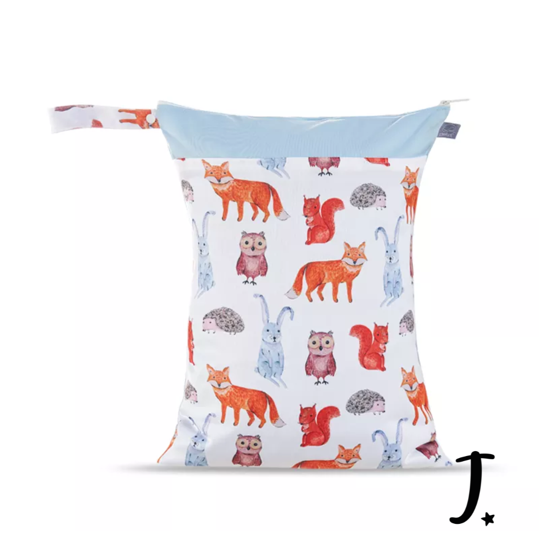 The fox, rabbit and owl wet bag