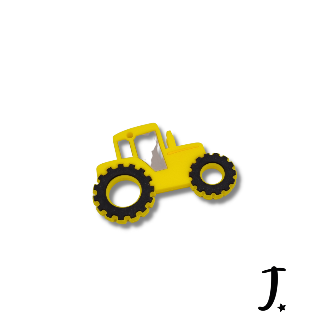 Silicone Tracktor teether