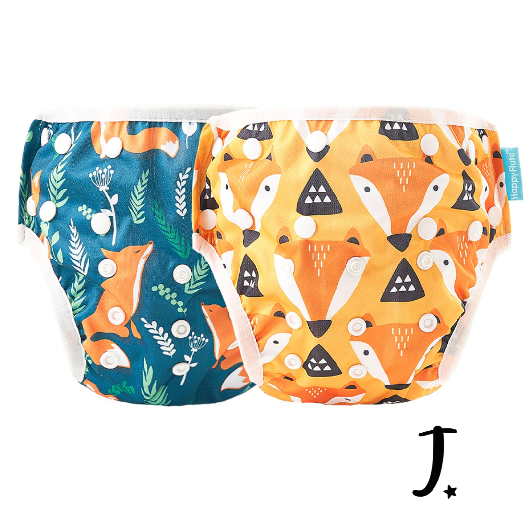 Foxes swim diaper