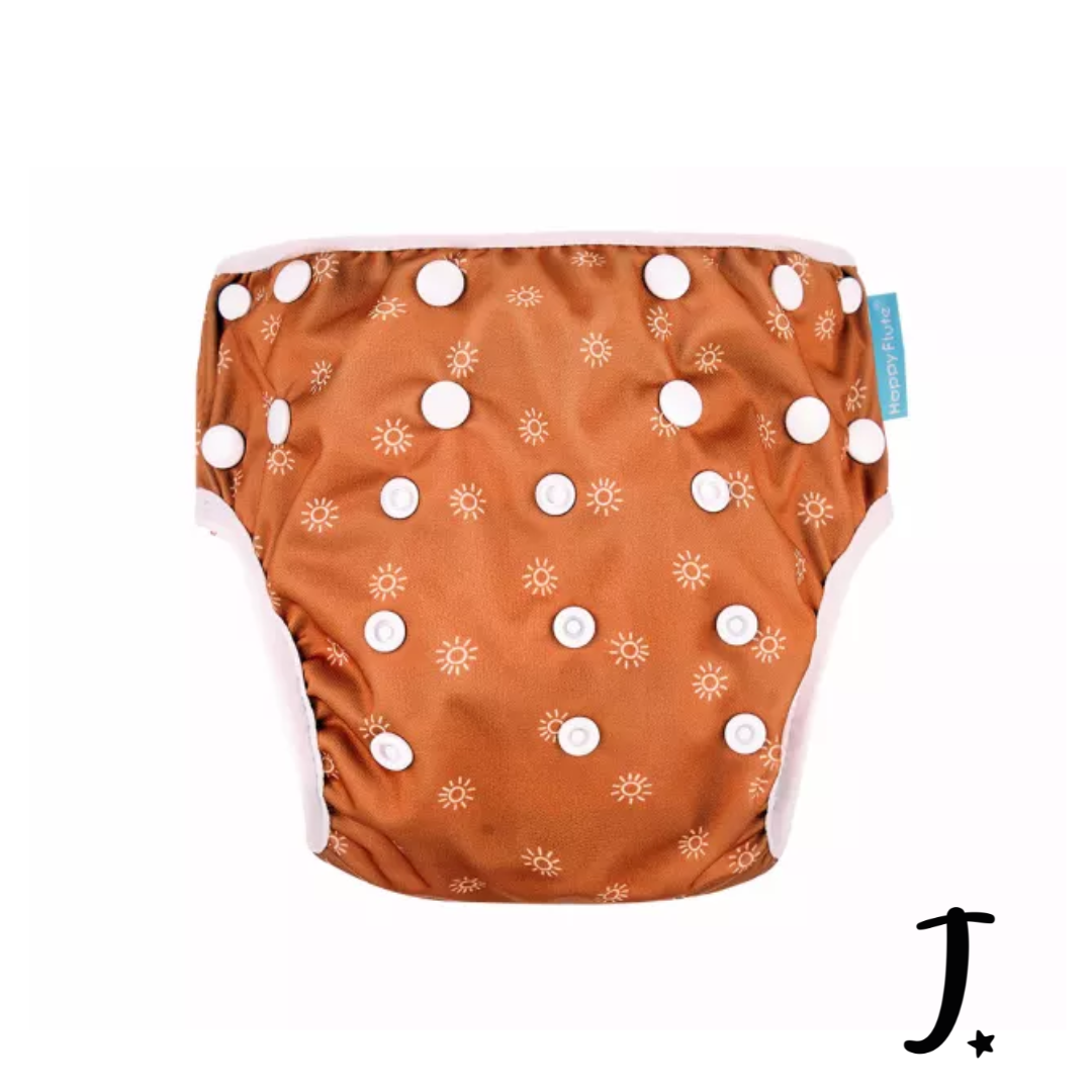 Rust suns swim diaper